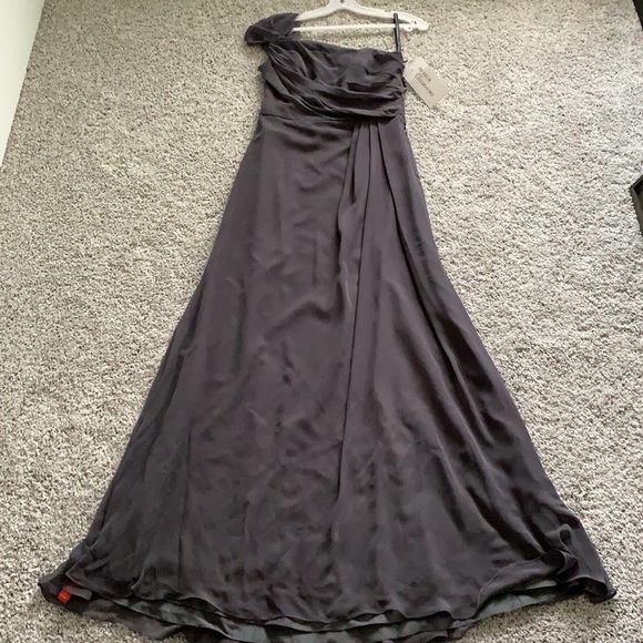 Jim Hjelm Occasions Gray Dress - NEW with tags - Picture 4 of 13
